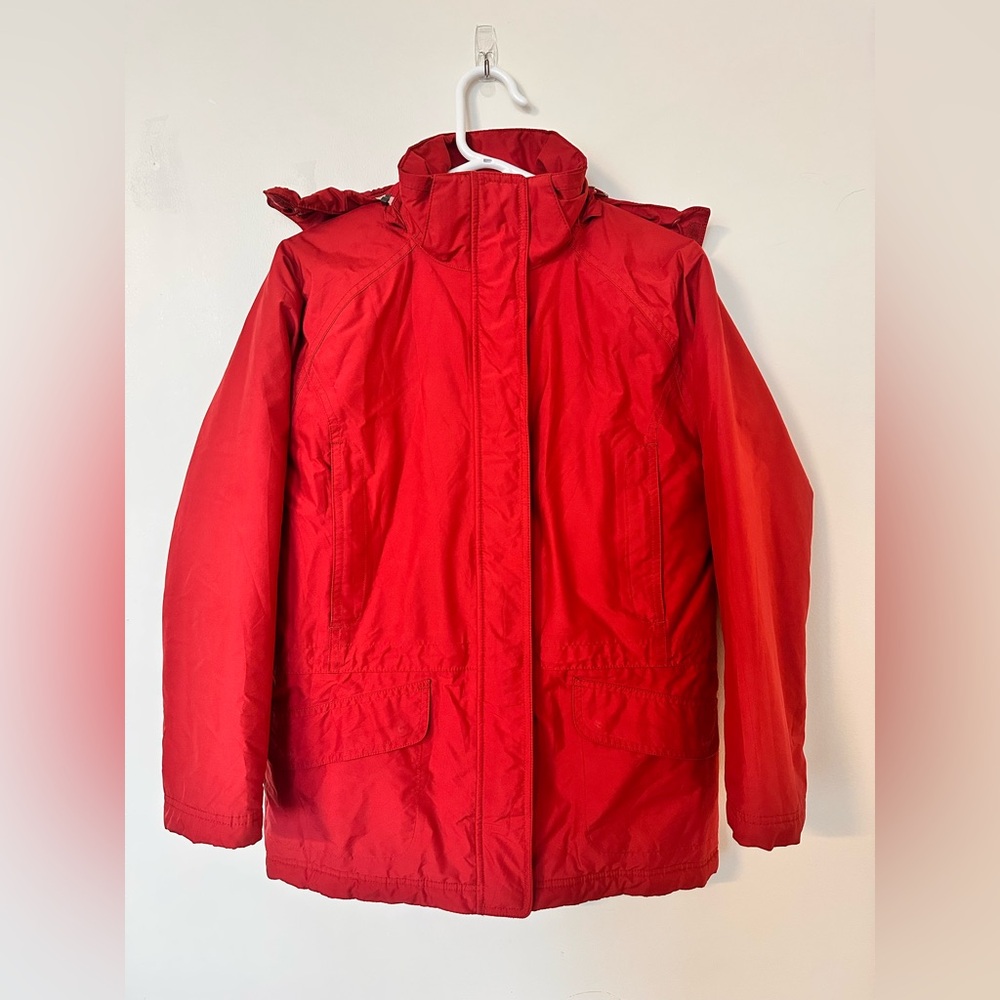 L.L.Bean Insulated Winter Coat – Red – XS Petite – Thinsulate